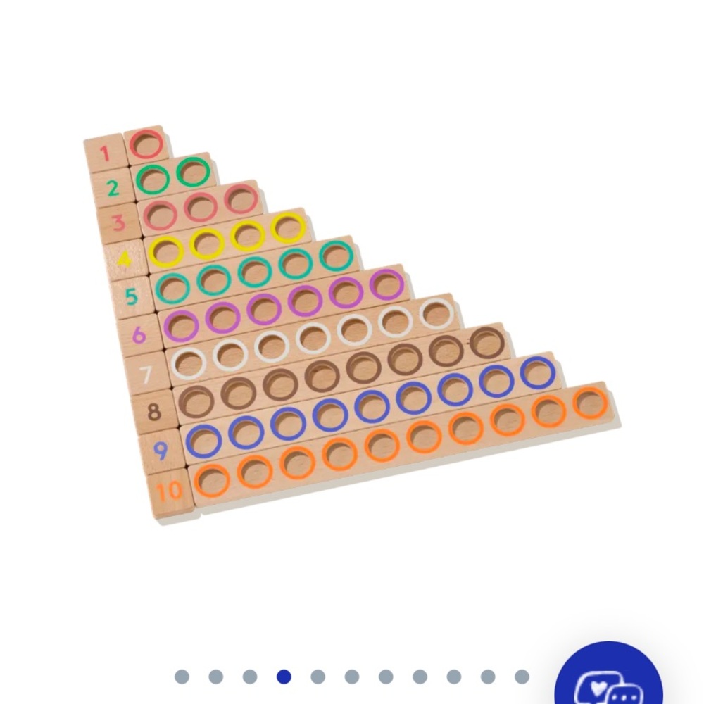 Lovevery Montessori Math Bars & Number Tiles